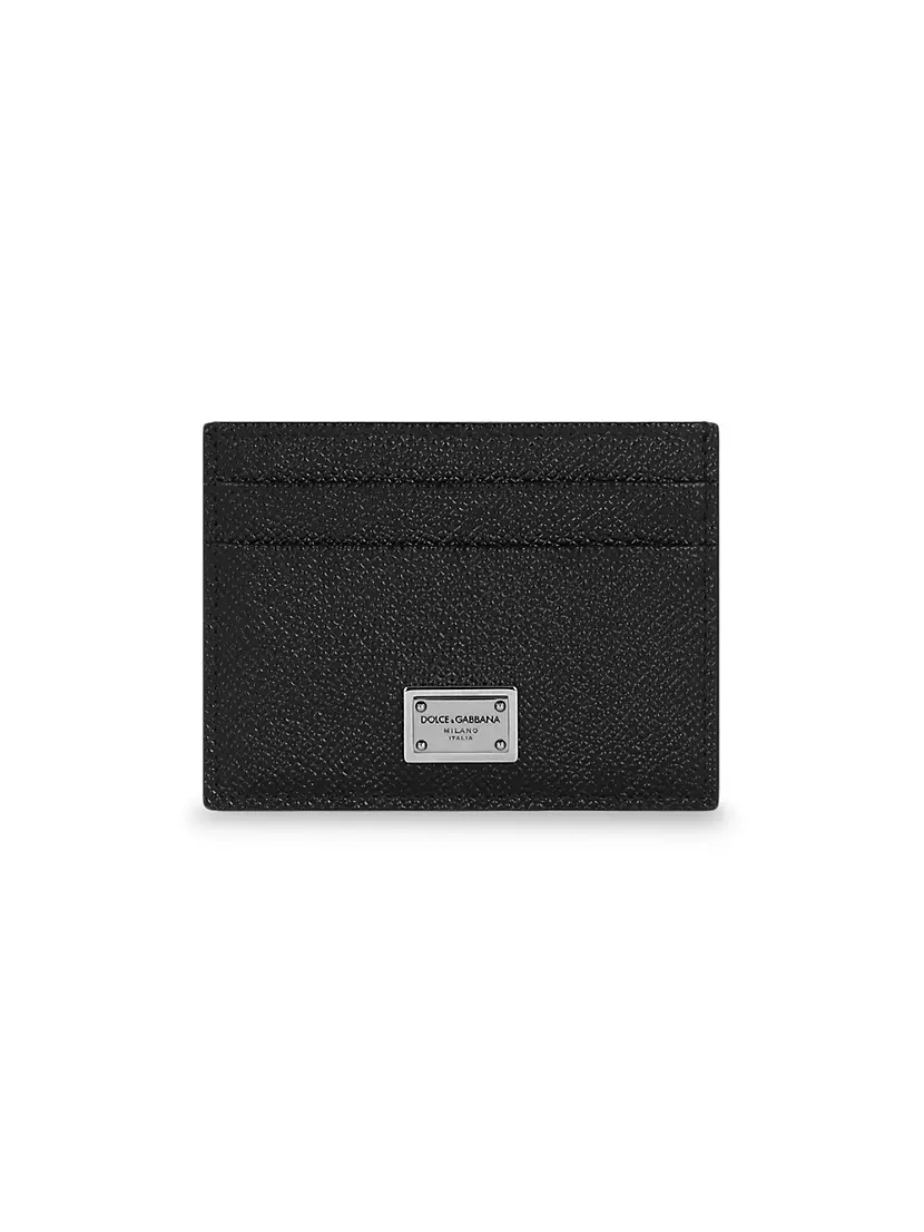 Shop Dolce&Gabbana Leather Card Holder | Saks Fifth Avenue