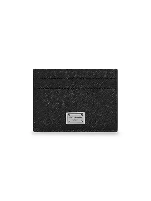 Shop Dolce&Gabbana Leather Card Holder | Saks Fifth Avenue