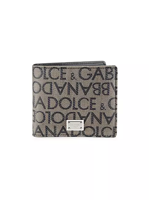 Shop Dolce&Gabbana Logo Jacquard Bifold Wallet