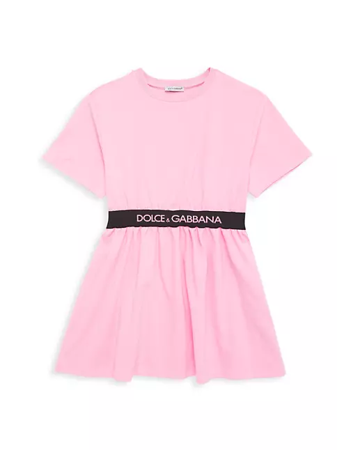 Shop Dolce&Gabbana Little Girl's & Girl's Logo T-Shirt Dress | Saks ...