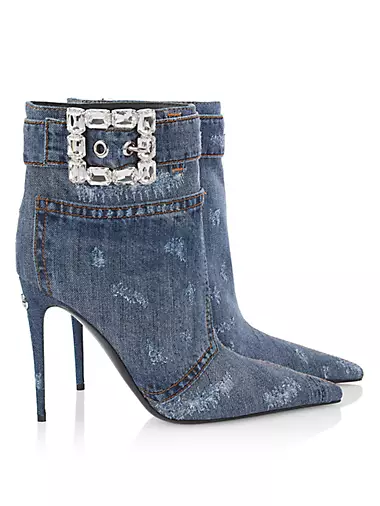 Patchwork Jeans 105 Ankle Booties