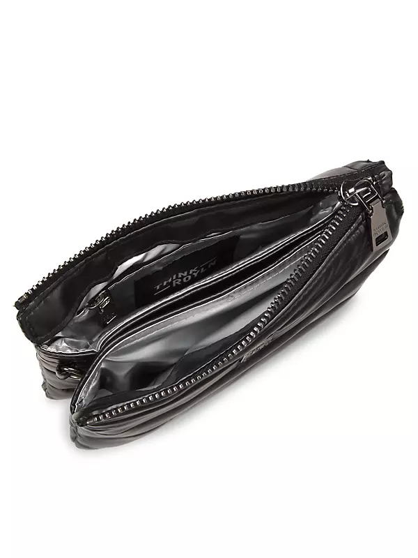 Think Royln Downtown Crossbody Black Patent One Size: Handbags