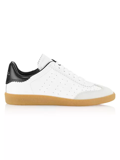 Shop Marant Leather & Suede Low-Top Sneakers Saks Fifth Avenue