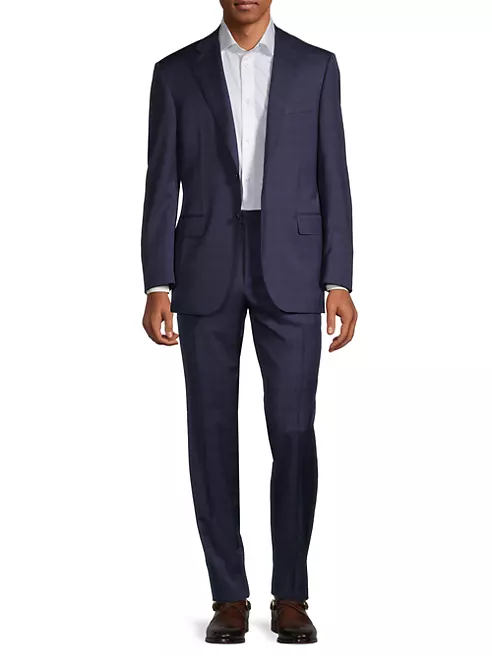 Shop Canali Wool Two-Piece Suit | Saks Fifth Avenue