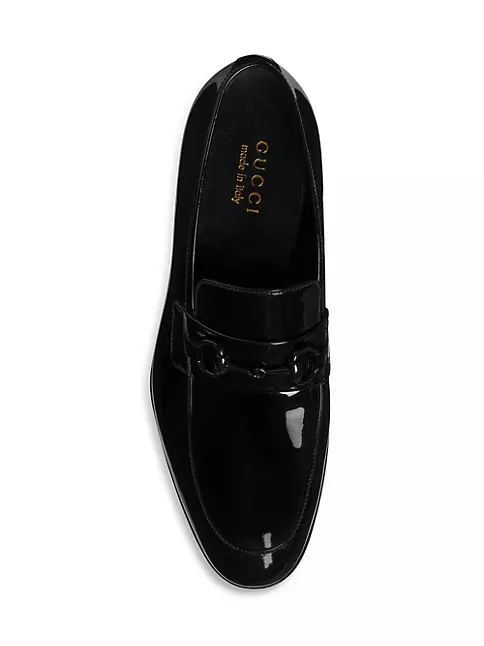 Shop Gucci Ed Leather Moccasins | Saks Fifth Avenue