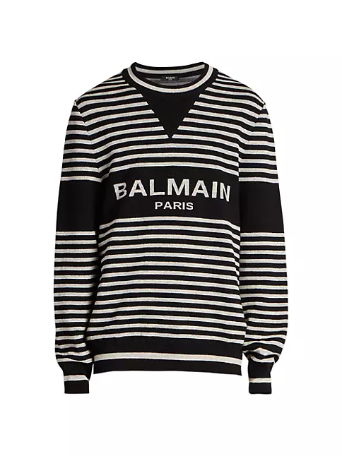 BALMAIN, Monogram Knit Sweater, Beauty