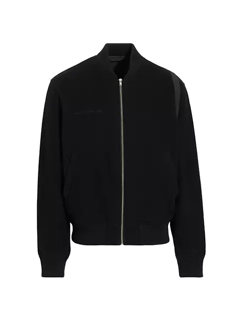 Shop Helmut Lang Wool Bomber Jacket | Saks Fifth Avenue
