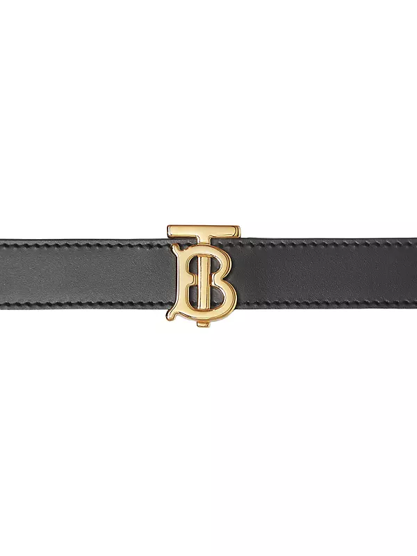 Vintage Check reversible monogram-buckle belt
