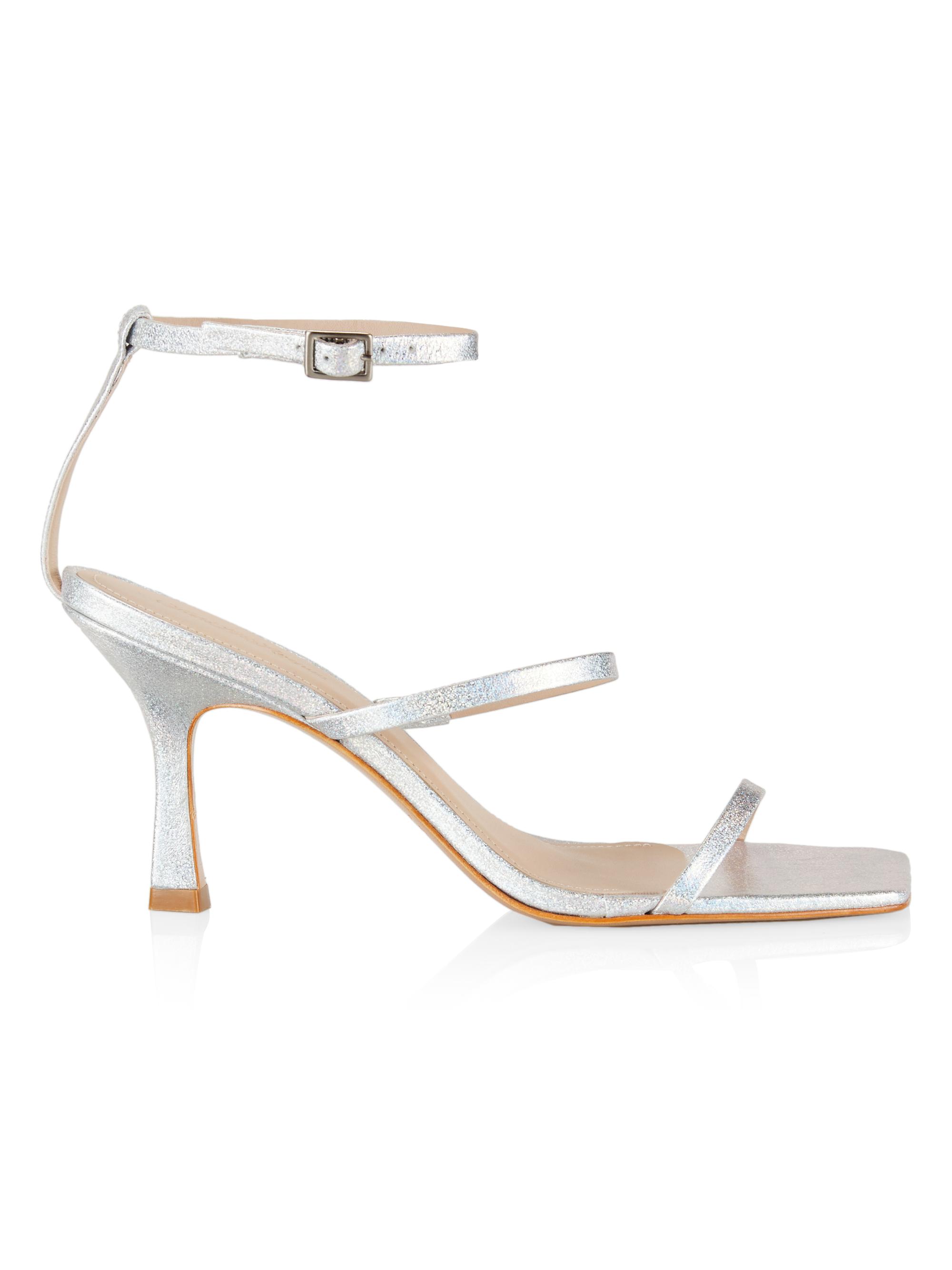 Shop Saks Fifth Avenue COLLECTION Strappy Leather Sandals Saks Fifth