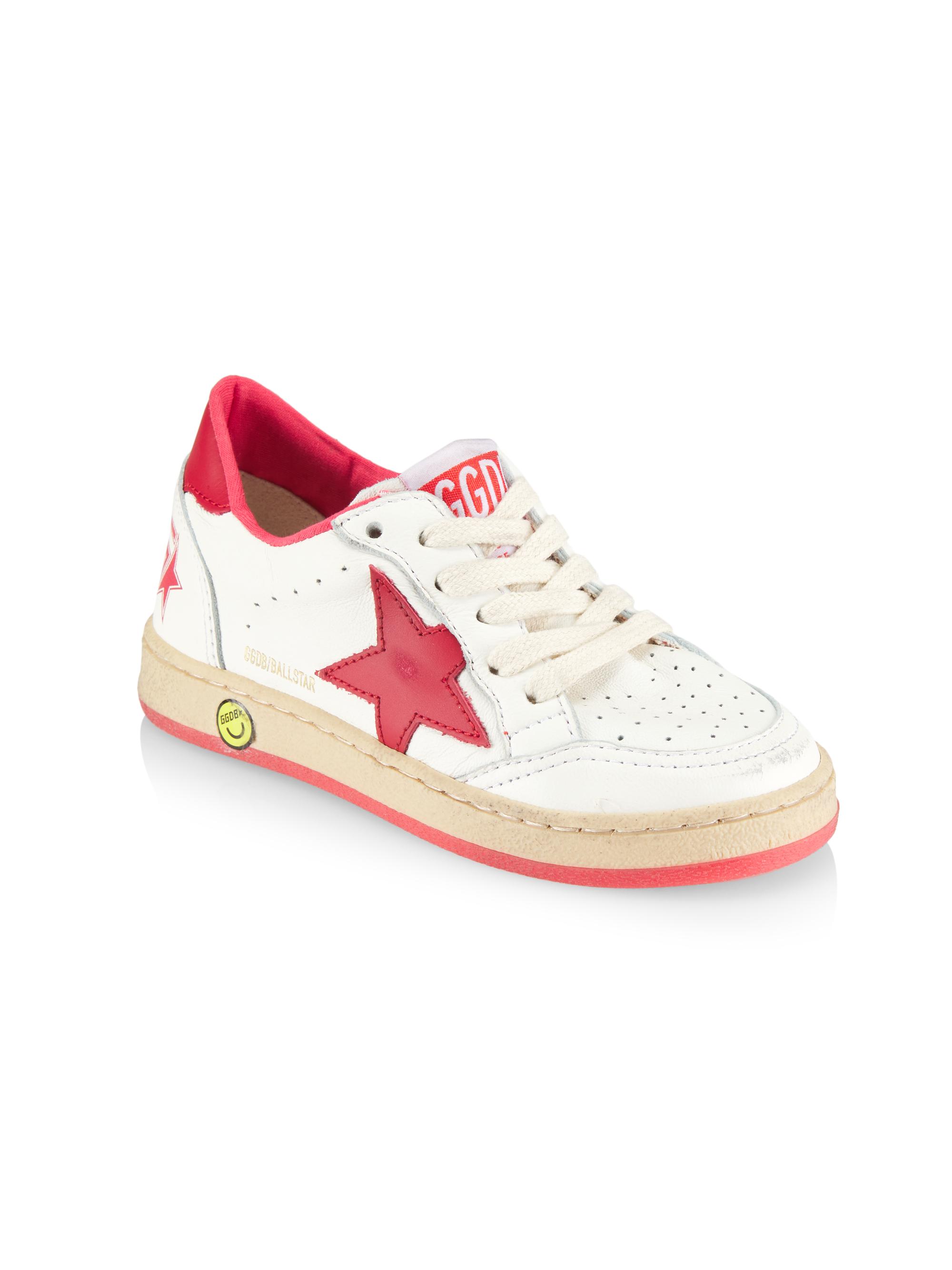 Shop Golden Goose Baby's, Little Kid's & Kid's Ballstar Leather Star