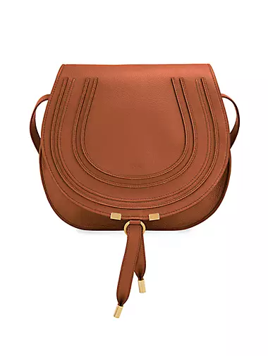 Medium Marcie Leather Shoulder Bag