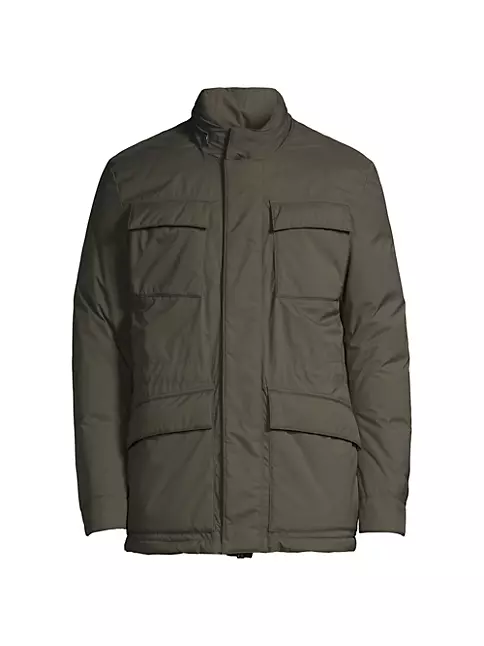 Shop Corneliani Technical Fabric Field Jacket | Saks Fifth Avenue