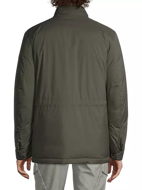 Shop Corneliani Technical Fabric Field Jacket | Saks Fifth Avenue