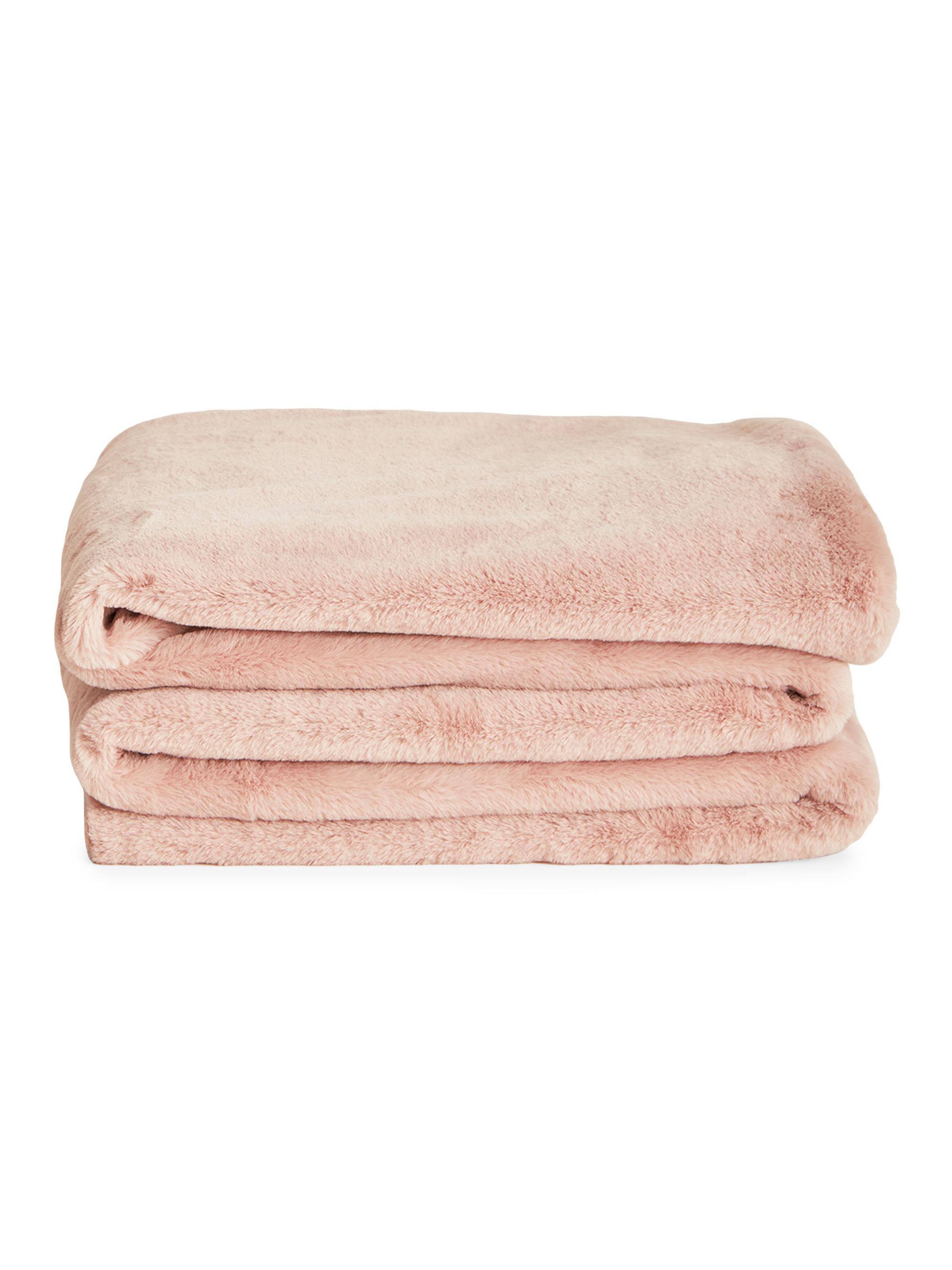 Shop UnHide Lil Marsh Medium Faux Fur Blanket Saks Fifth Avenue
