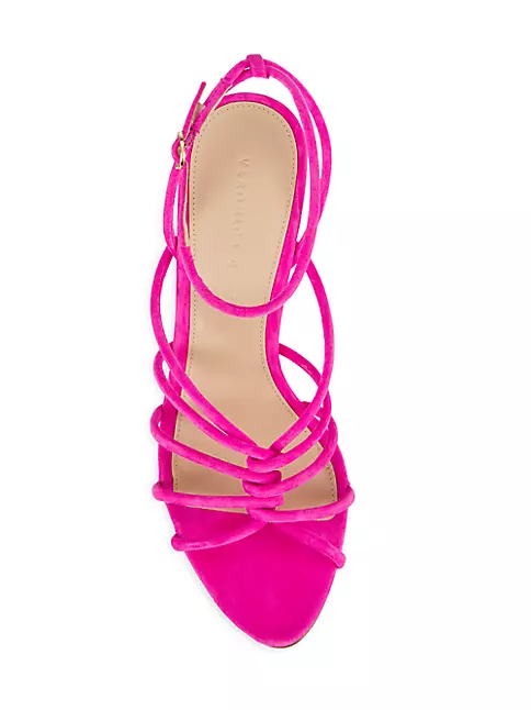 Shop Veronica Beard Aneesha Suede Strappy Sandals | Saks Fifth Avenue