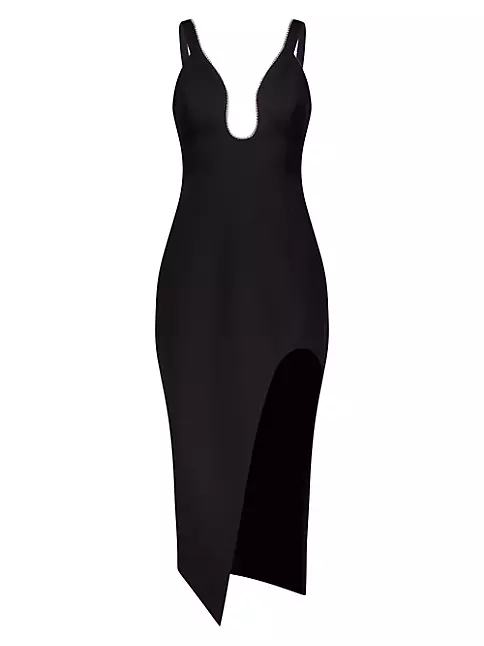 Shop BCBGMAXAZRIA Embellished Sheath Midi-Dress | Saks Fifth Avenue
