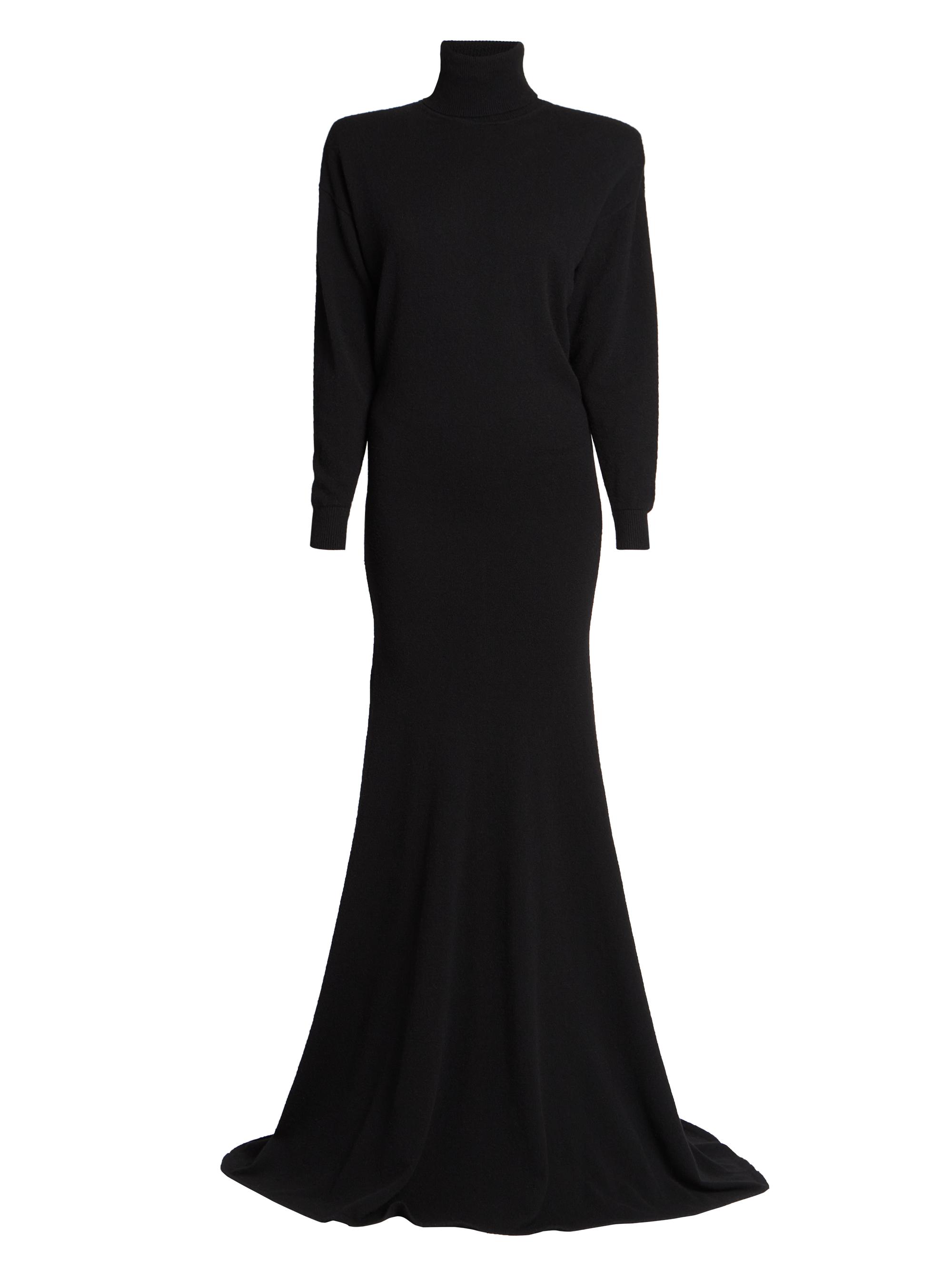 Long Turtleneck Dress In Cashmere