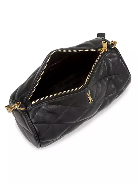 Shop Saint Laurent Small Sade Tube Bag in Quilted Lambskin | Saks Fifth ...