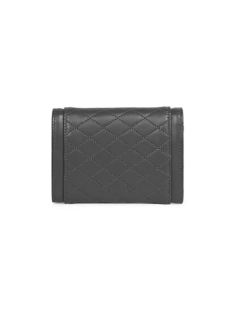 Shop Saint Laurent Gaby Small Envelope Wallet in Quilted Lambskin ...