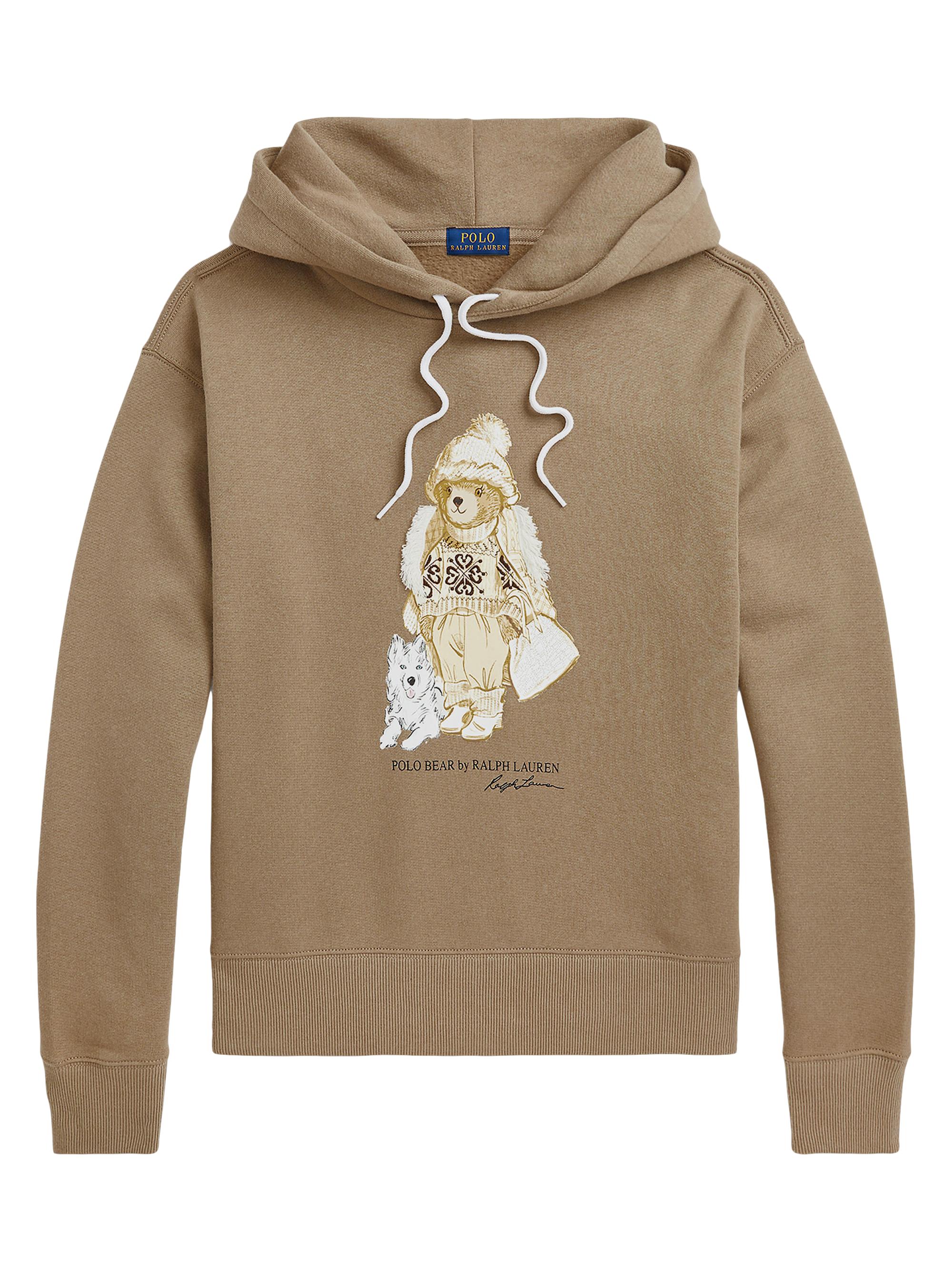 Shop Polo Ralph Lauren Bear Graphic Pullover Hoodie | Saks Fifth Avenue