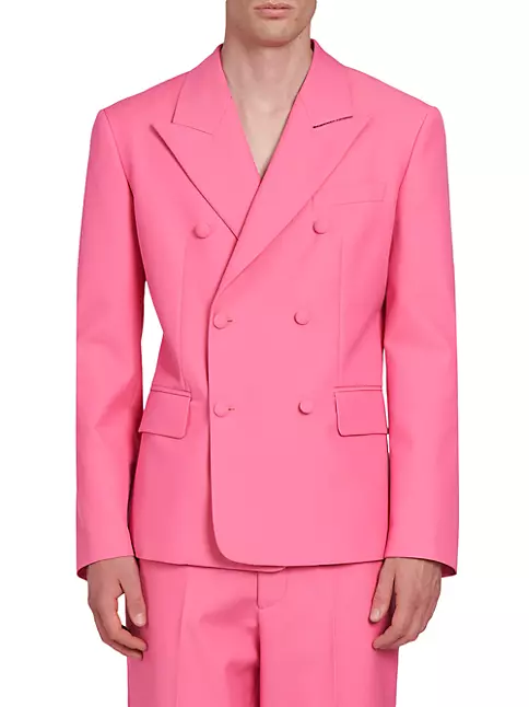 Shop Palm Angels Sonny Double-Breasted Blazer | Saks Fifth Avenue
