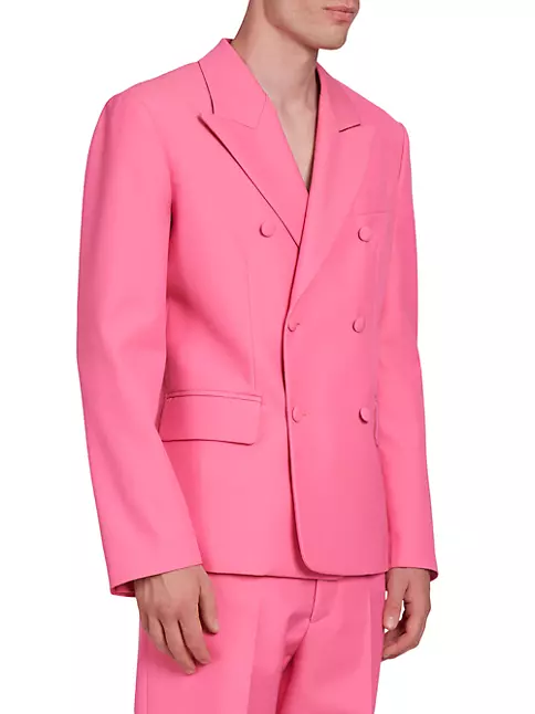 Shop Palm Angels Sonny Double-Breasted Blazer | Saks Fifth Avenue