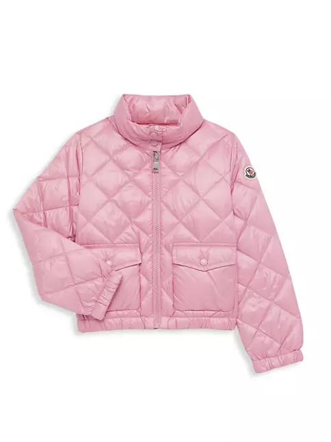 Shop Moncler Little Girl's & Girl's Binic Down Jacket | Saks Fifth Avenue