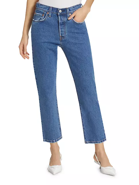 Shop Levi's 501 Ankle-Crop Jeans | Saks Fifth Avenue