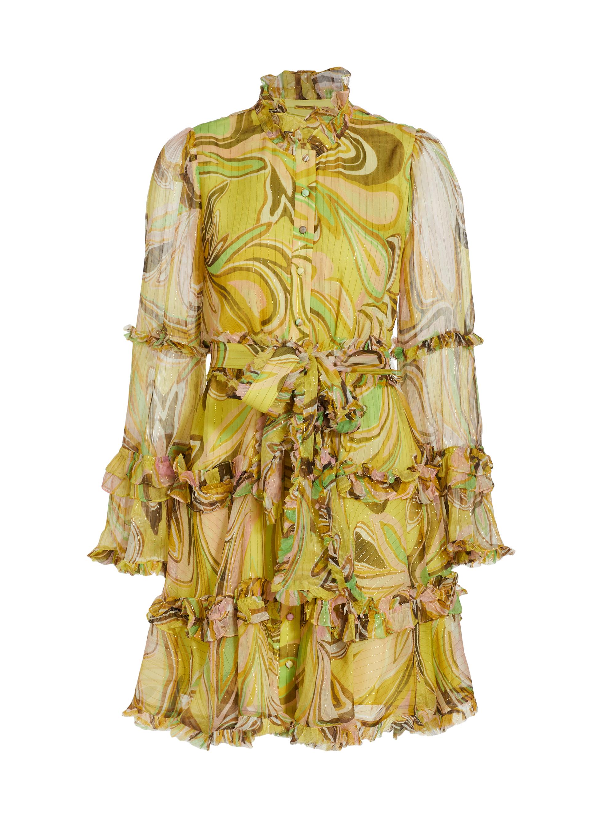 Shop Alexis Paris Tiered Ruffle Minidress | Saks Fifth Avenue