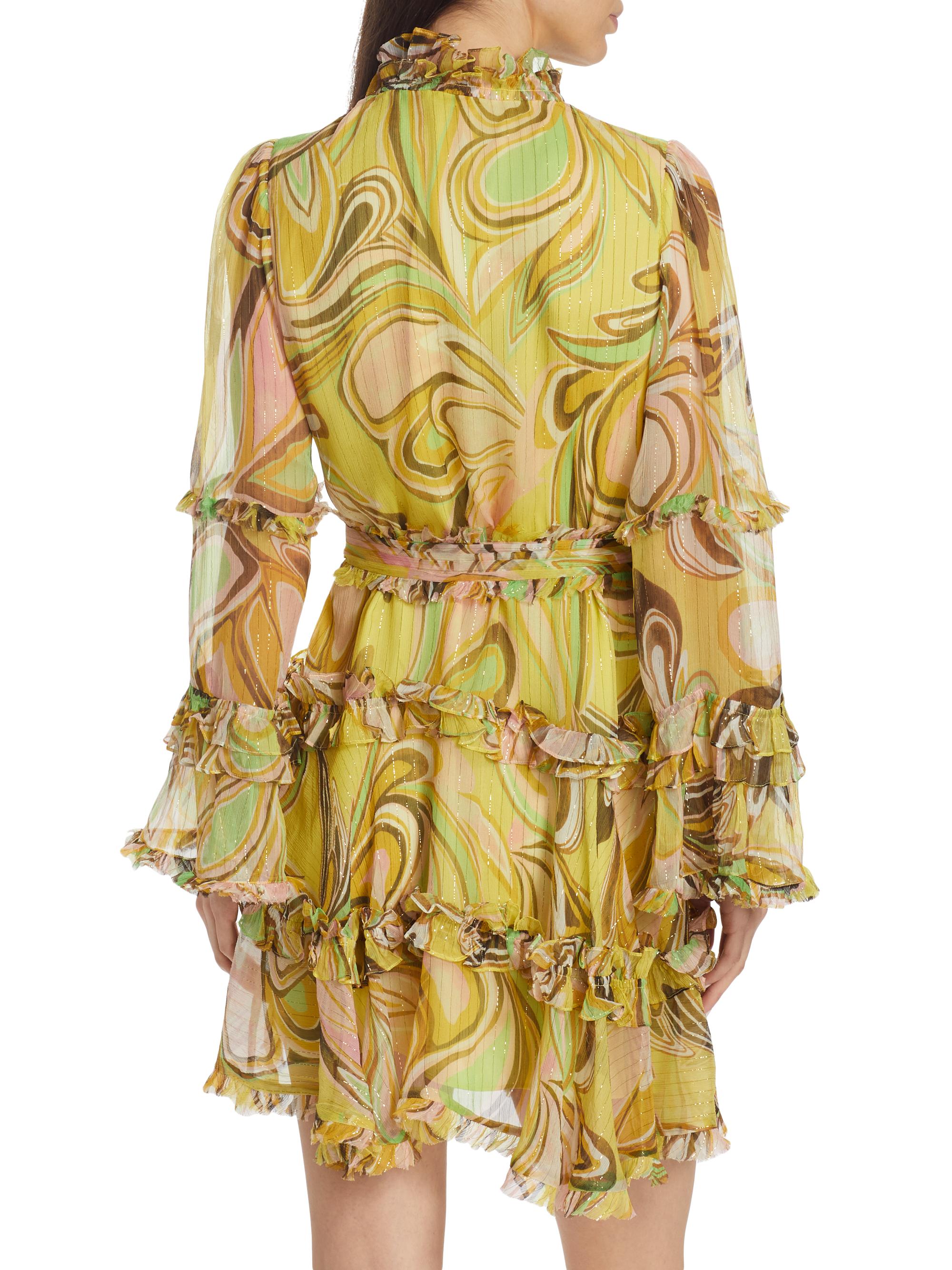 Shop Alexis Paris Tiered Ruffle Minidress | Saks Fifth Avenue