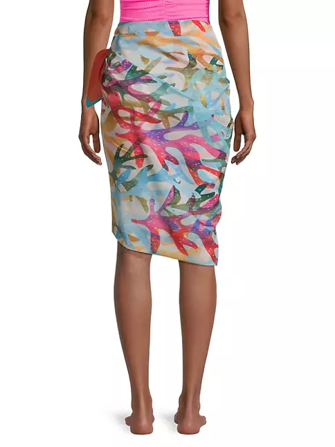 Shop Milly Under The Sea Long Pareo | Saks Fifth Avenue