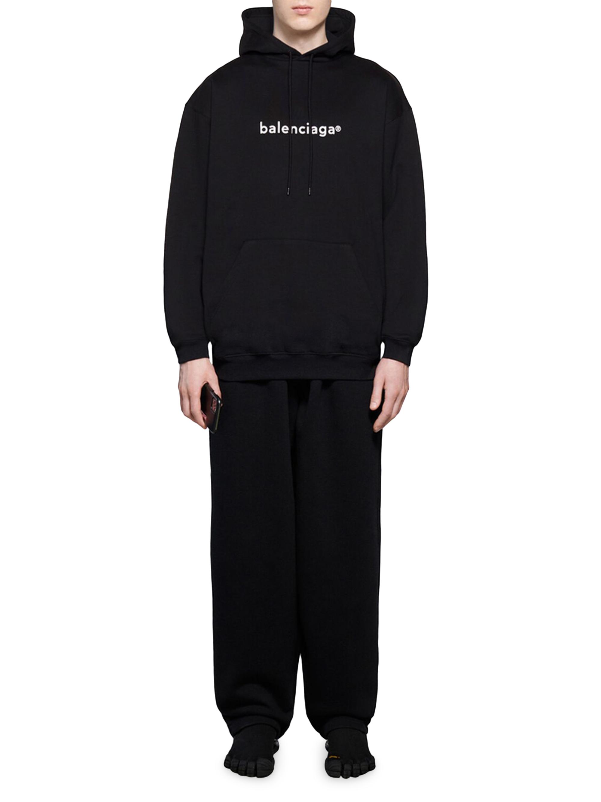 Shop Balenciaga New Copyright Medium Fit Hoodie | Saks Fifth Avenue