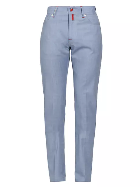 Shop Kiton Wool Five-Pocket Pants | Saks Fifth Avenue