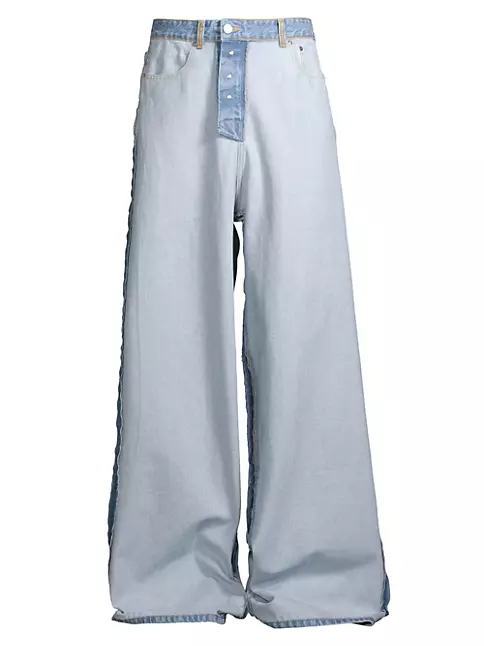 Shop Vetements Inside-Out Baggy Jeans | Saks Fifth Avenue