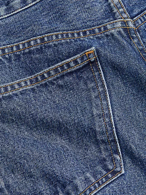 Shop Agolde Parker Rigid Straight-Leg Crop Jeans | Saks Fifth Avenue