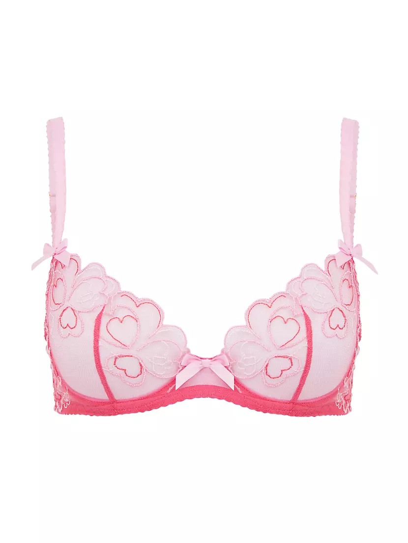 Shop Agent Provocateur Maysie Embroidered Tulle Bra | Saks Fifth Avenue