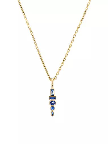 Monroe Totem 18K Yellow Gold & Gemstone Pendant Necklace