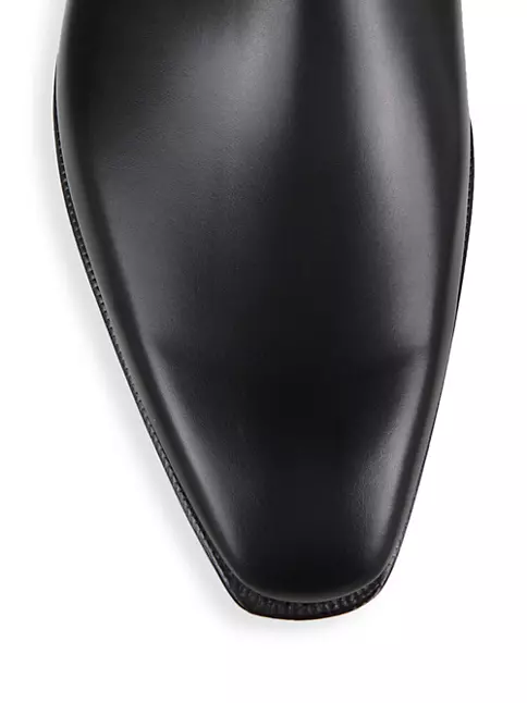 Shop Corthay Arca Leather Monk-Strap Shoes | Saks Fifth Avenue