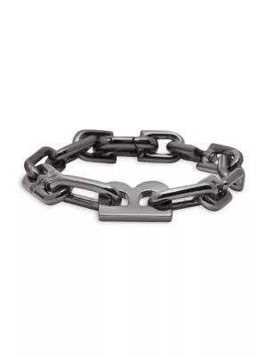 Shop Balenciaga B Chain Thin Bracelet | Saks Fifth Avenue