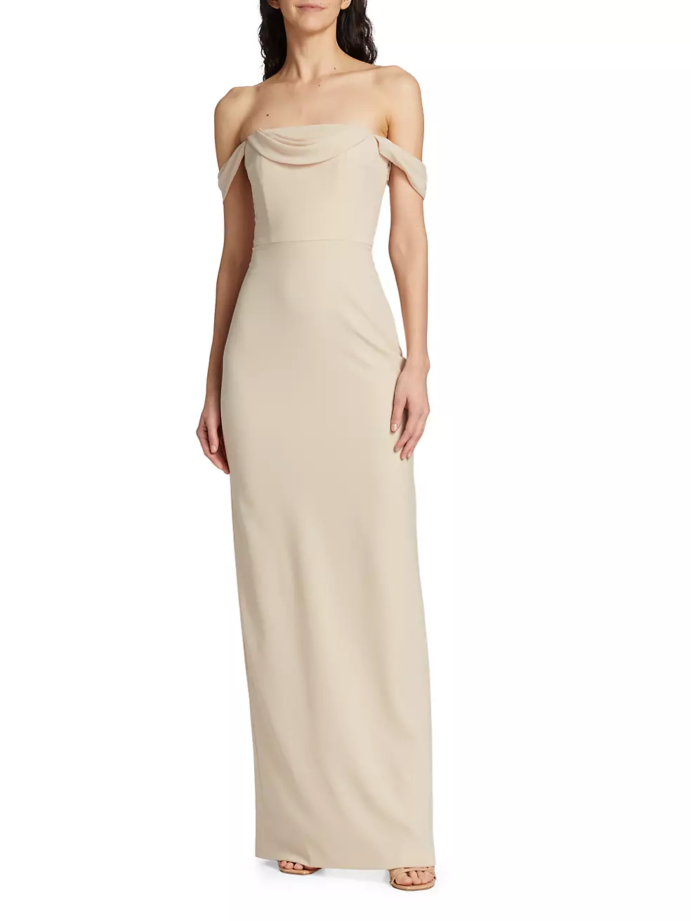 Shop Vera Wang Bride Sonsoles Off-The-Shoulder Gown | Saks Fifth Avenue