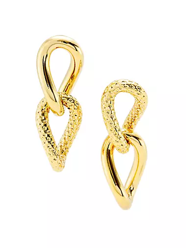Classics Taylor 18K-Gold-Plated Link Earrings