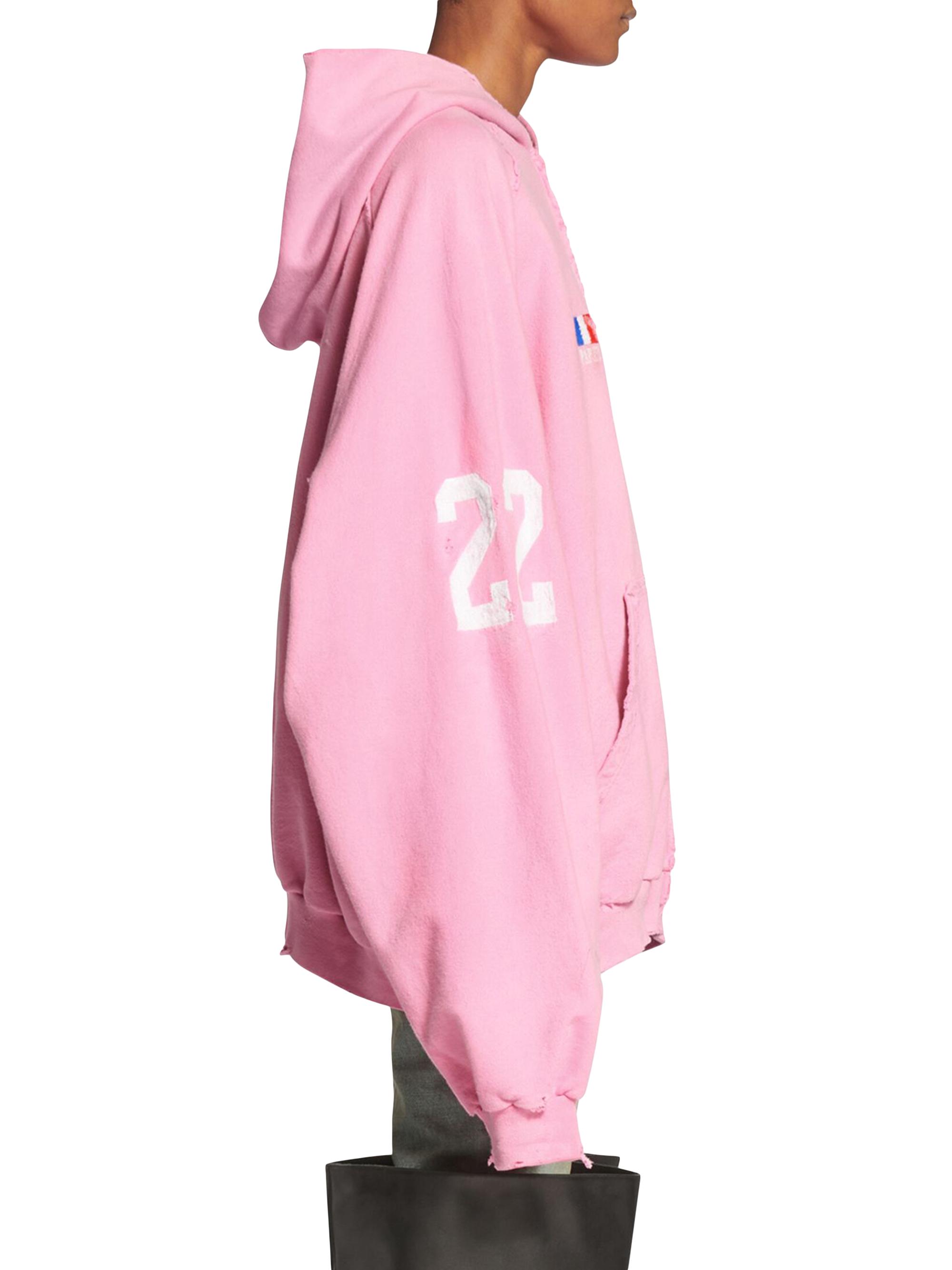 Shop Balenciaga Polo Set Zip-Up Raglan Hoodie Large Fit | Saks Fifth Avenue