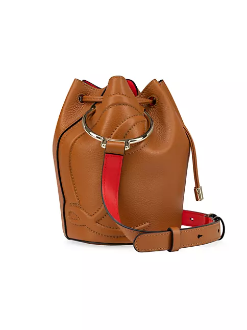Shop Christian Louboutin By Side Leather Bucket Bag | Saks Fifth Avenue