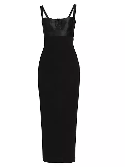 Shop Dolce&Gabbana Bustier Midi-Dress | Saks Fifth Avenue