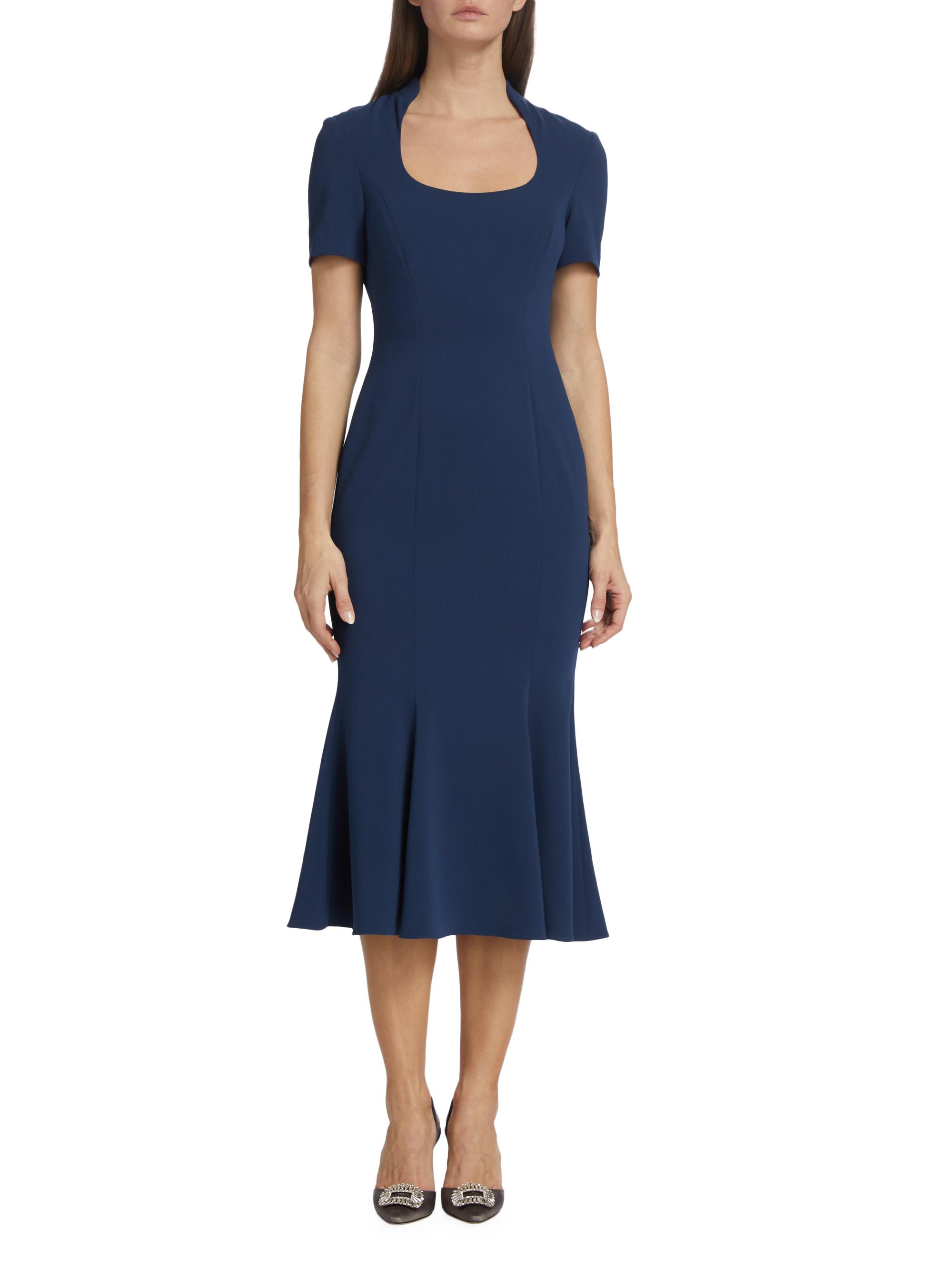 Badgley Mischka BSD5212 Short Long Sleeve Knee Length Cocktail Dress