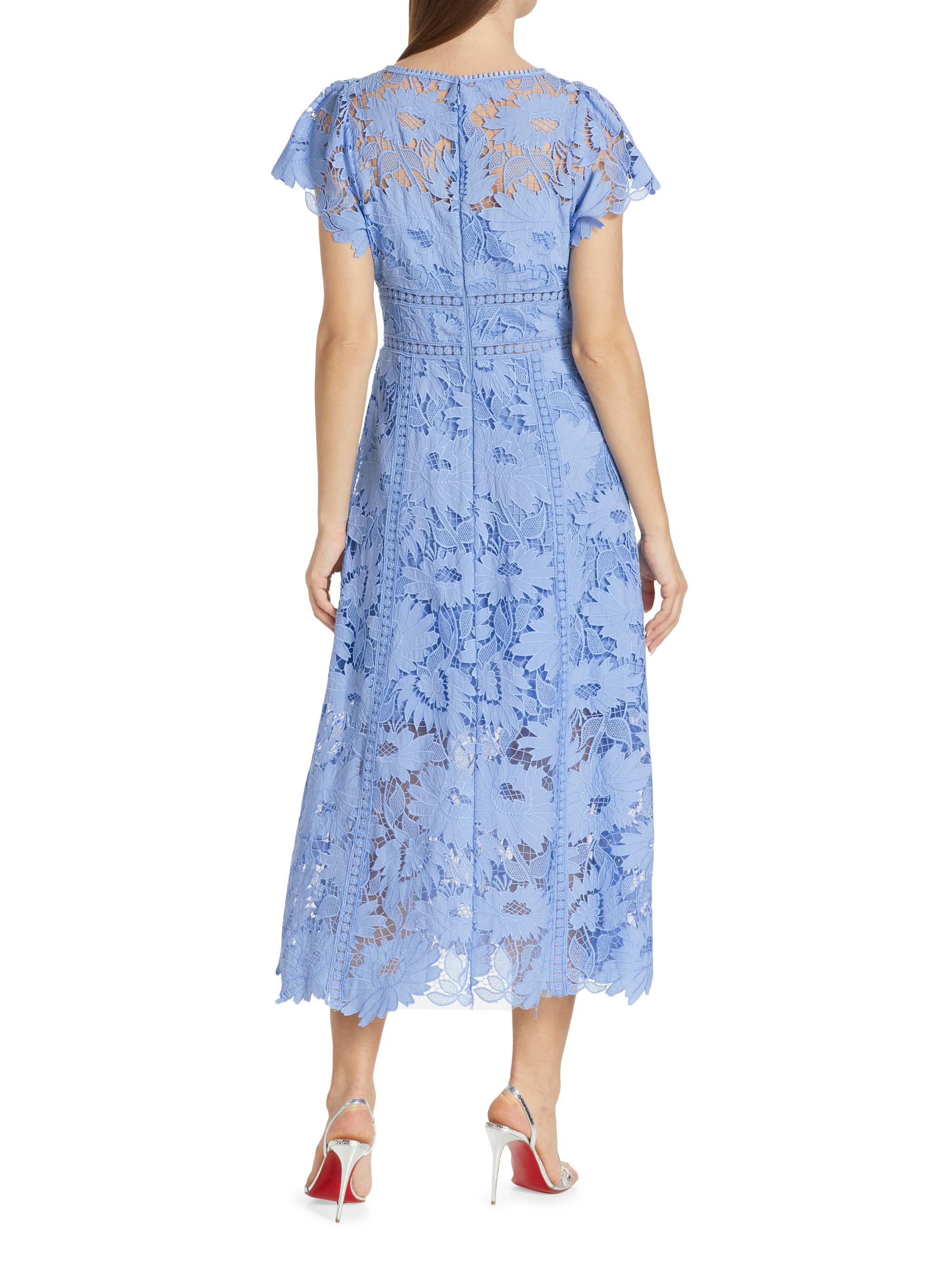 MONIQUE LHUILLIER ABBIE CHIFFON DRESS main image 1