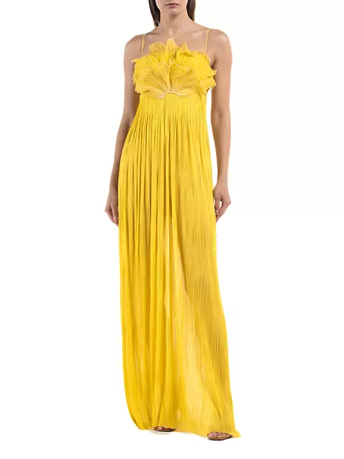 Shop Maria Lucia Hohan Mabel Silk Column Gown | Saks Fifth Avenue