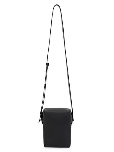 Jil Sander Leather-trimmed Canvas Crossbody Bag (Shoulder bags,Cross Body  Bags)