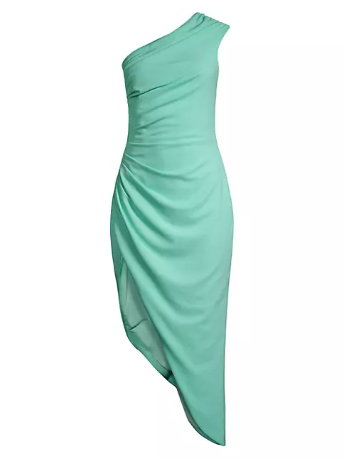 Shop Elliatt Bobbie Asymmetric Midi-Dress | Saks Fifth Avenue