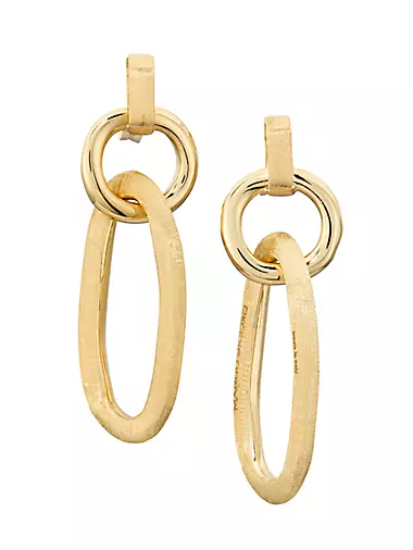 Jaipur 18K Yellow Gold Mixed-Link Earrings